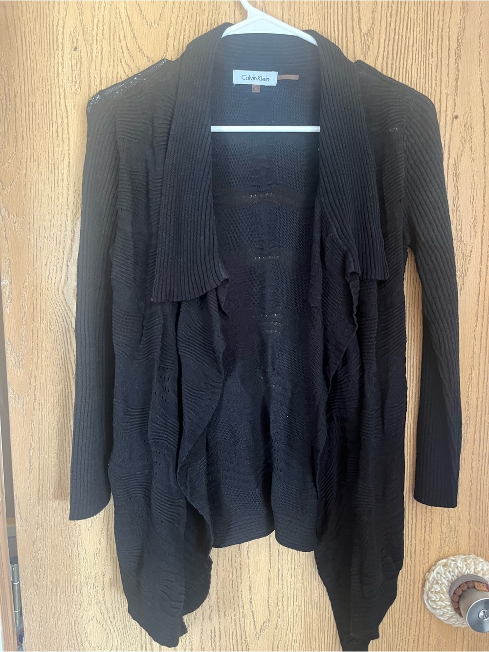 Calvin Klein cardigan silk blend S